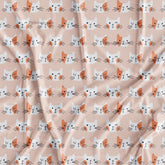 Mew Cat Cute kids Fabric Printed Baby Dress